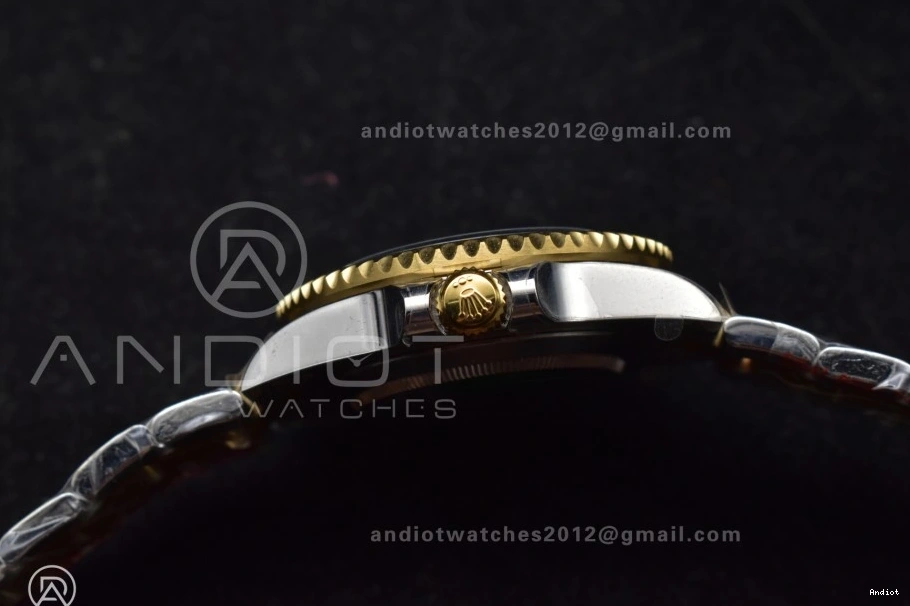 SS Sea-Dweller SS 126603 Best GMF Two on Tone Dial V3 Black YG Edition A2824 Bracelet YG 0211